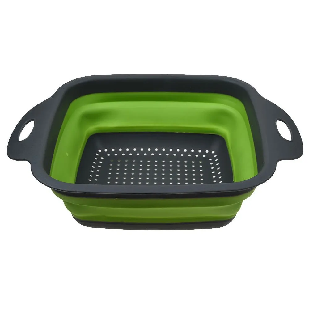 1 Pc Collapsible Kitchen Strainer Colander Folding Wash Pasta Straining Kitchen