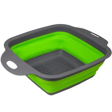 1 Pc Collapsible Kitchen Strainer Colander Folding Wash Pasta Straining Kitchen