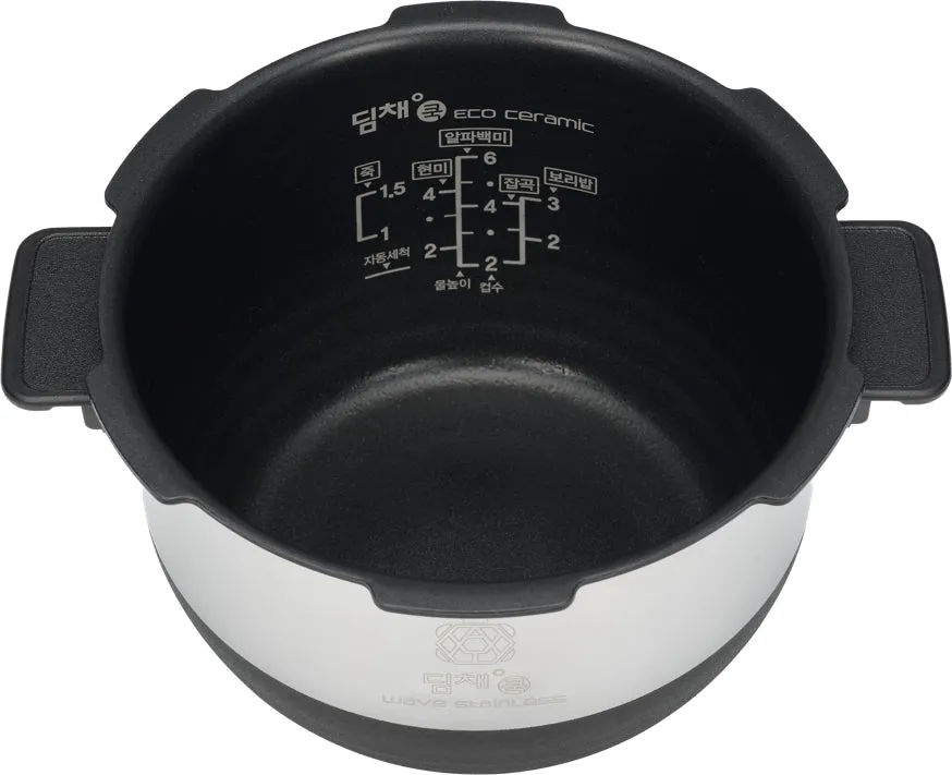 6 Cup IH Pressure Rice Cooker With LCD Touch Display