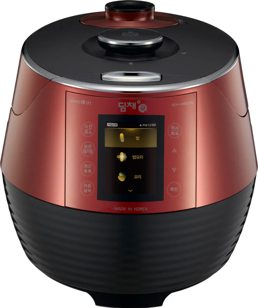 6 Cup IH Pressure Rice Cooker With LCD Touch Display