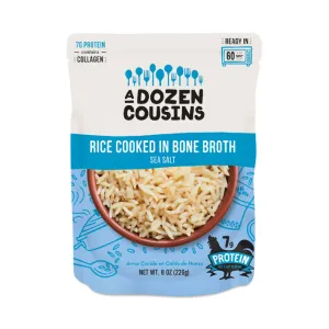 A Dozen Cousins - Sea Salt Ready-To-Eat Rice, 8 Oz - Pack of 6