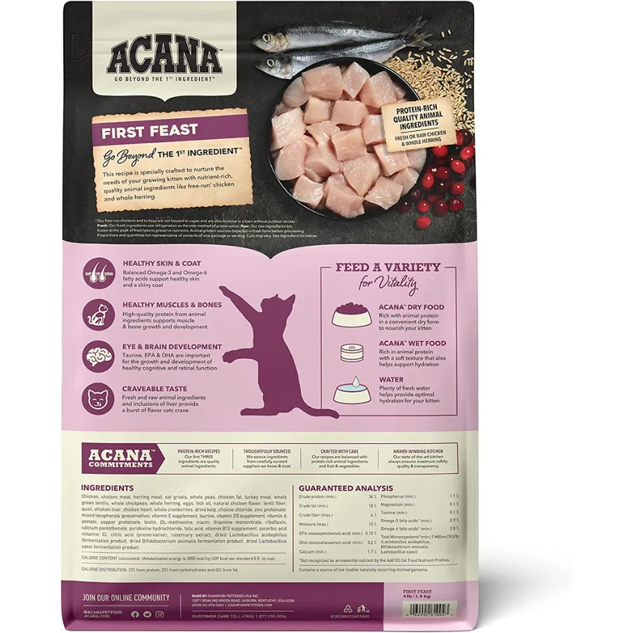 Acana First Feast Grain-Free Cat Food