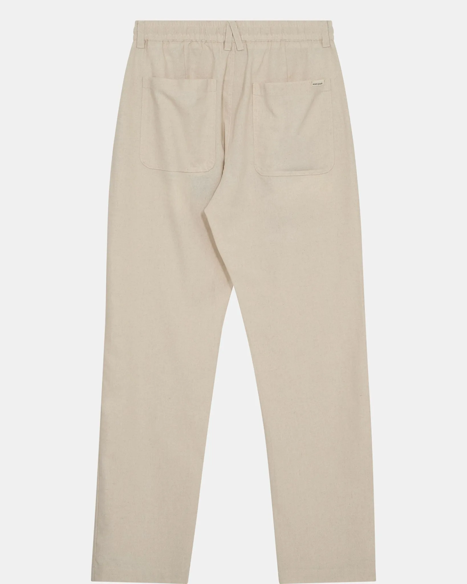 AKJAN COT/LINEN ELA PANTS - Brown Rice