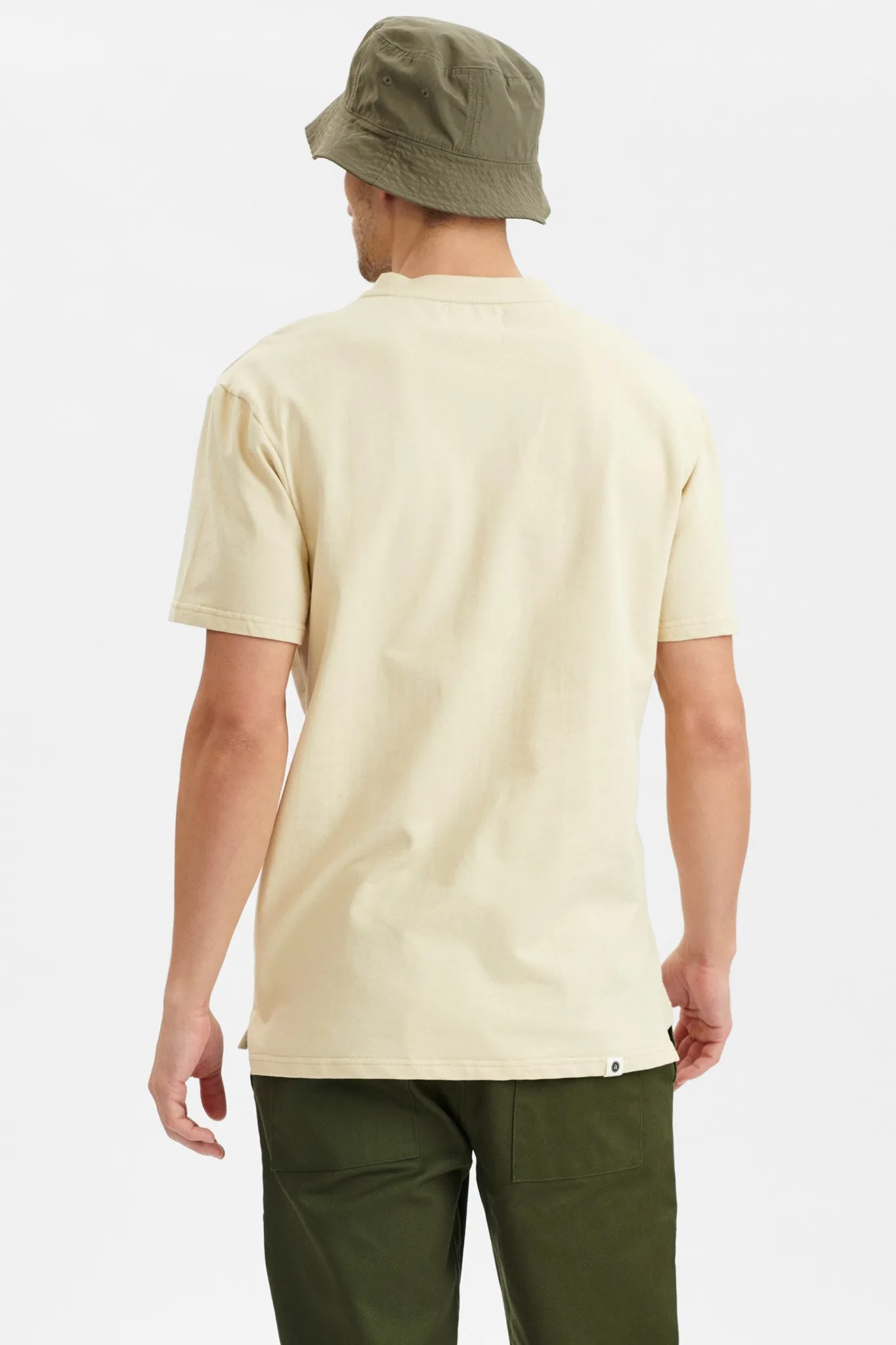 AKKIKKI CAMOU PRINT TEE - Brown Rice