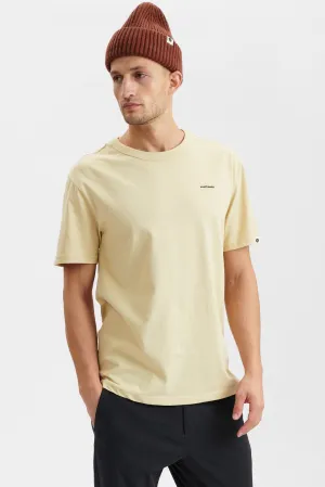 AKKIKKI RUBBER LOGO TEE - Brown Rice