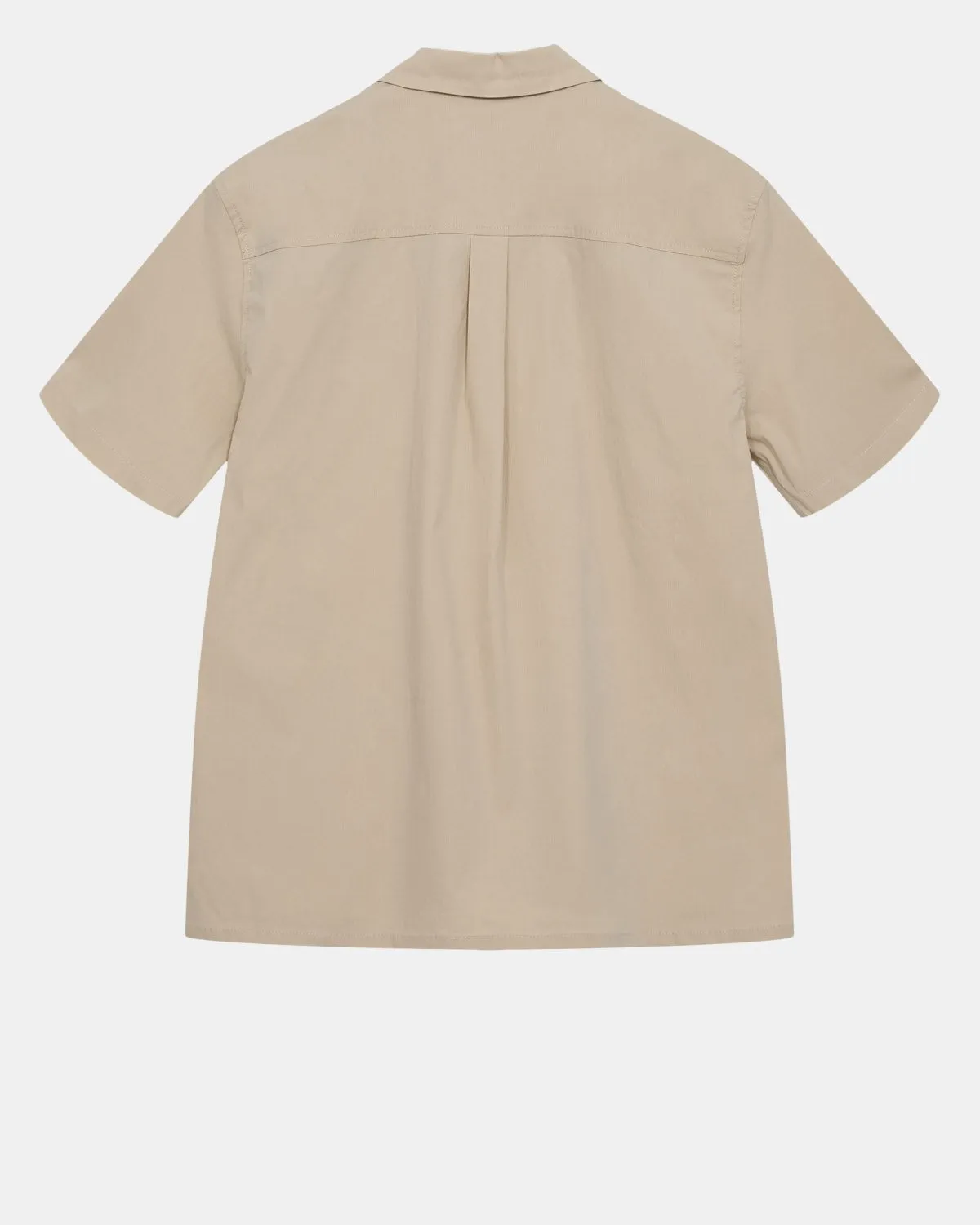 AKKURT S/S POCKET SHIRT - Brown Rice