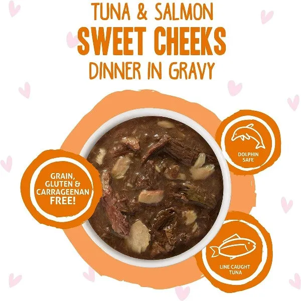 B.F.F. Sweet Cheeks Tuna & Salmon Dinner in Gravy Pouch Cat Food