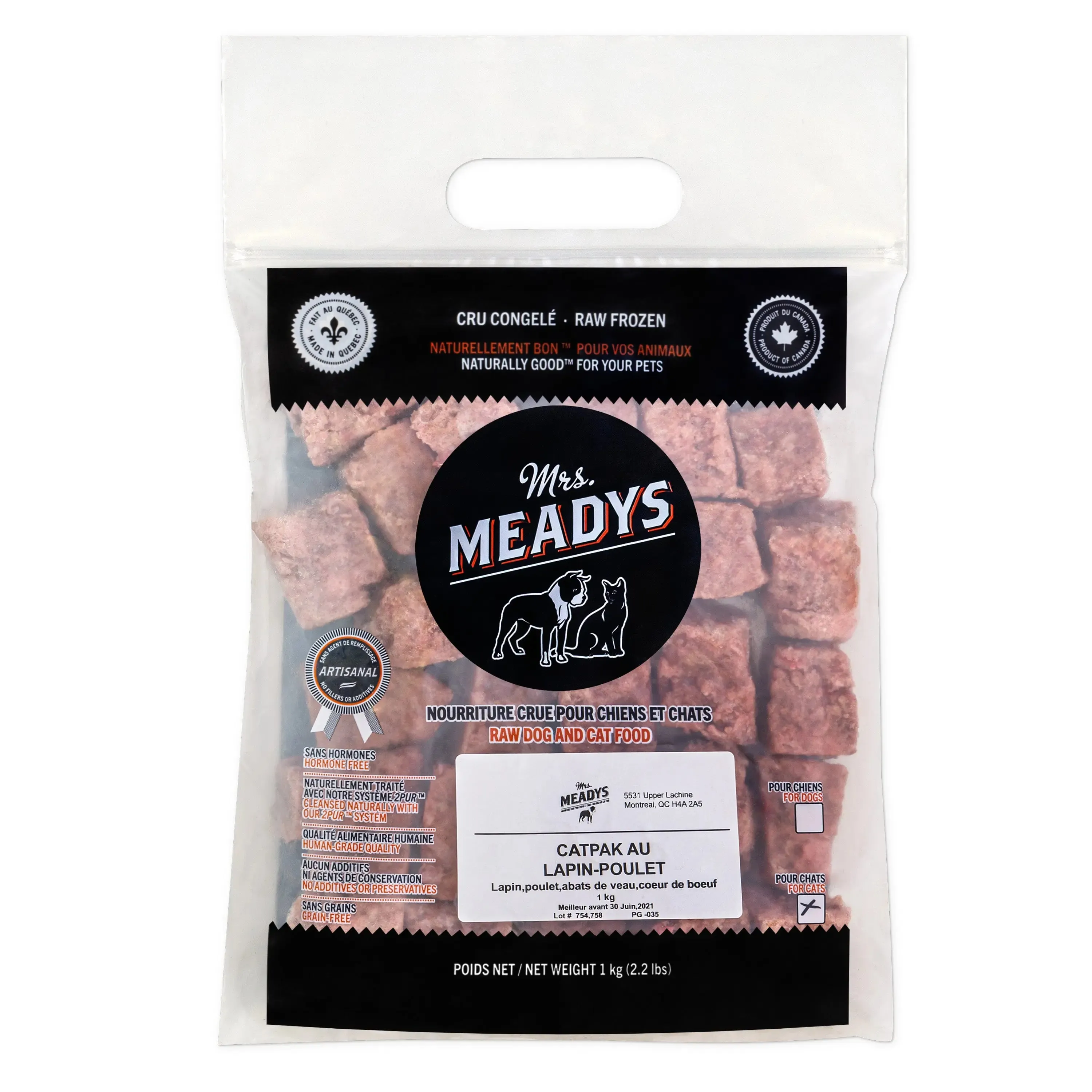 Chicken & Rabbit Feast | Premium Raw Cat Food for Sensitive Stomachs & Optimal Health