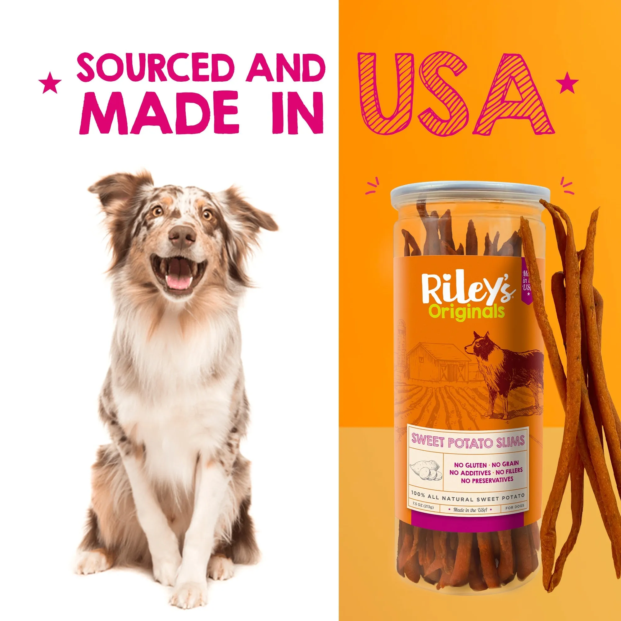Dehydrated Sweet Potato Sticks (7.5oz)