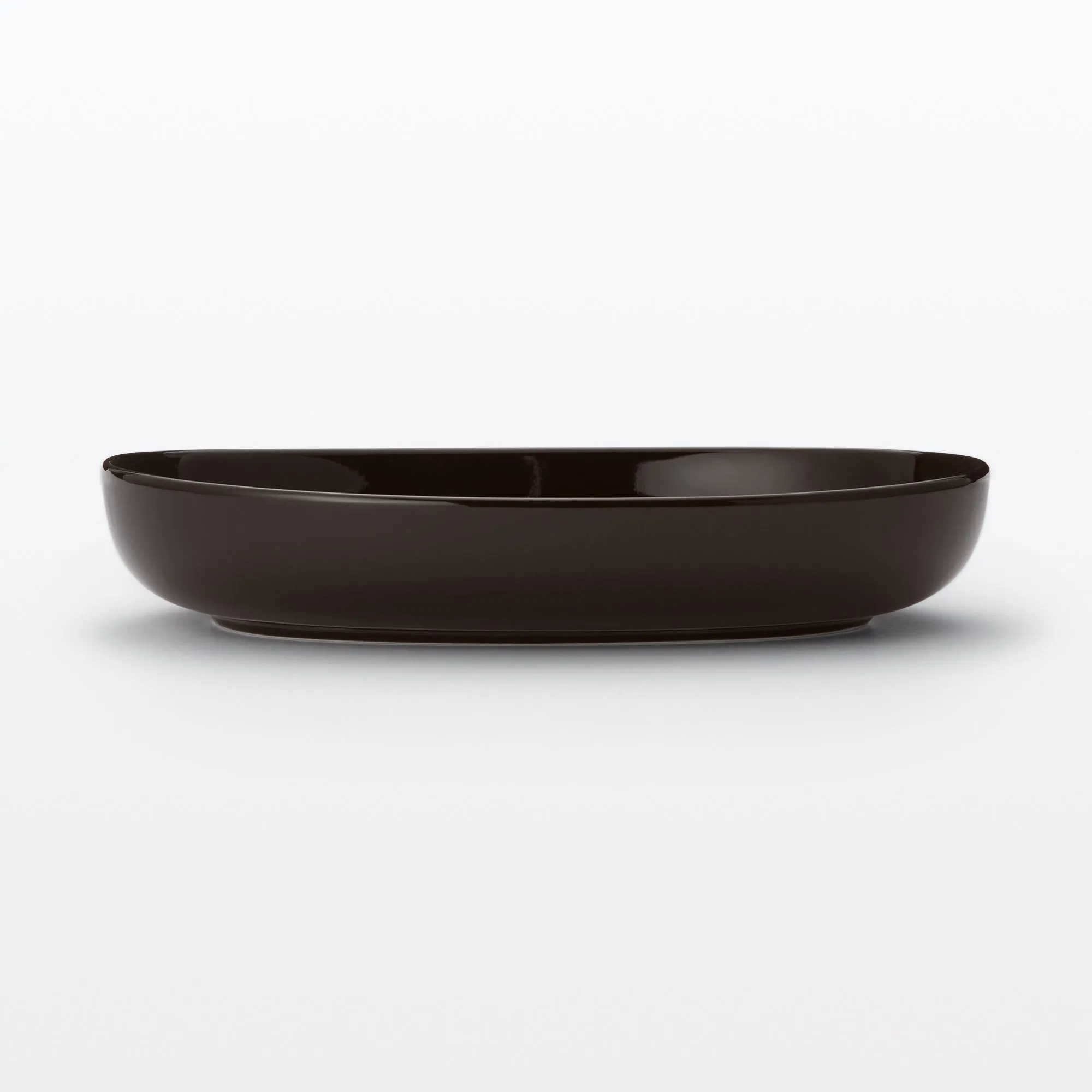 Everyday Tableware Oval Bowl - Dark Brown