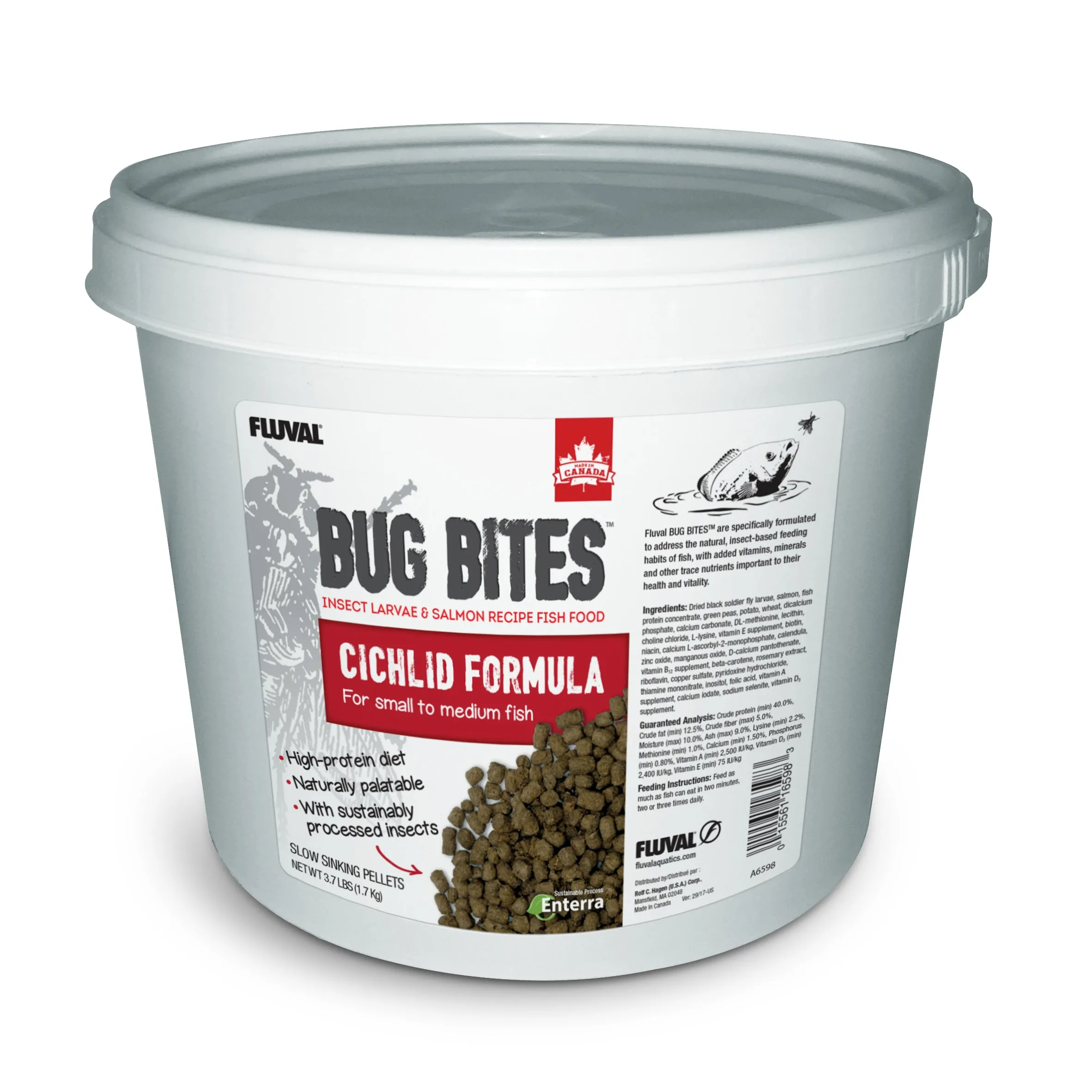 Fluval Bug Bites Granules Small-Medium Cichlids