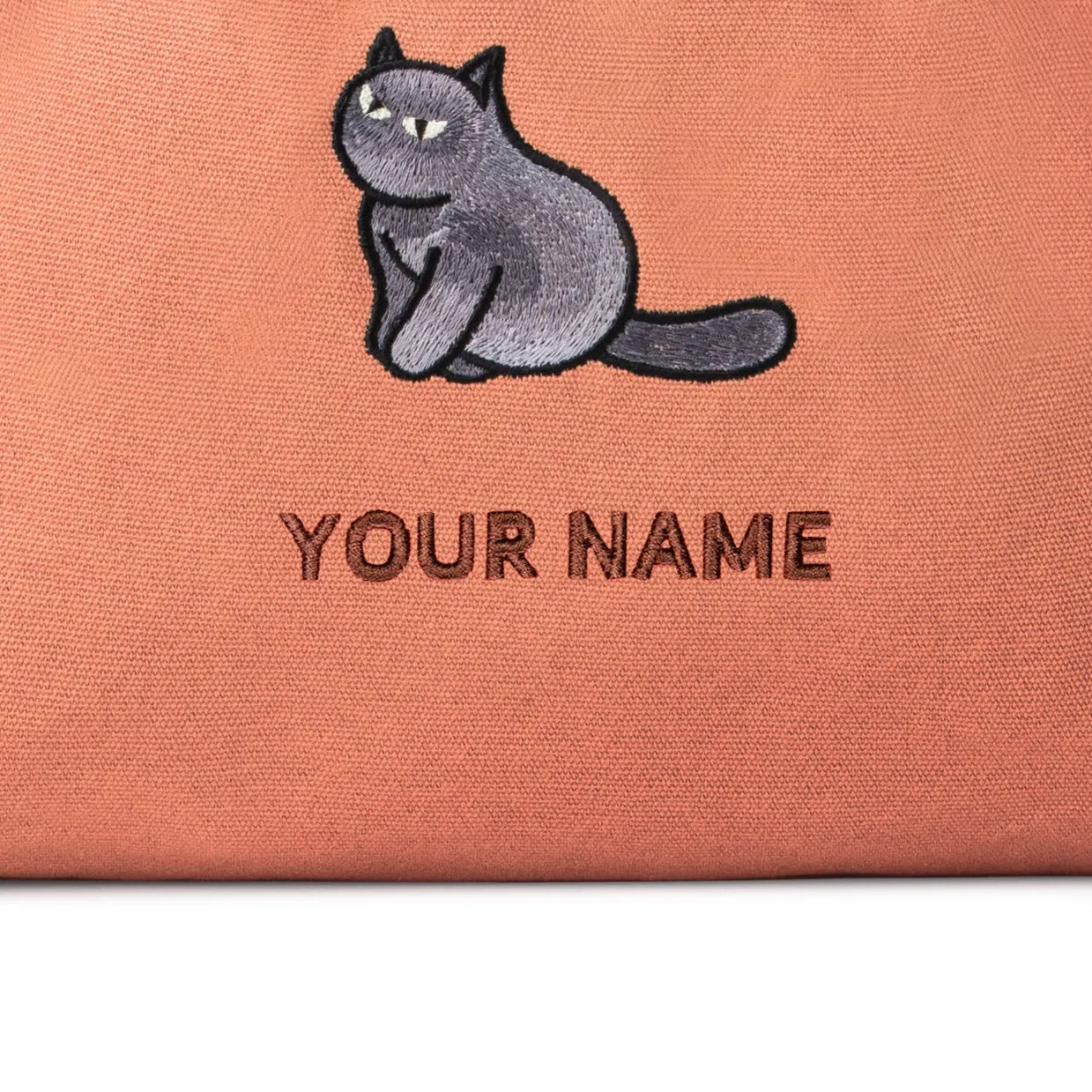 Furry Drawstring 37 - Salmon