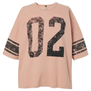 HORSECOLLAR FOOTBALL SHIRT SS / SALMON