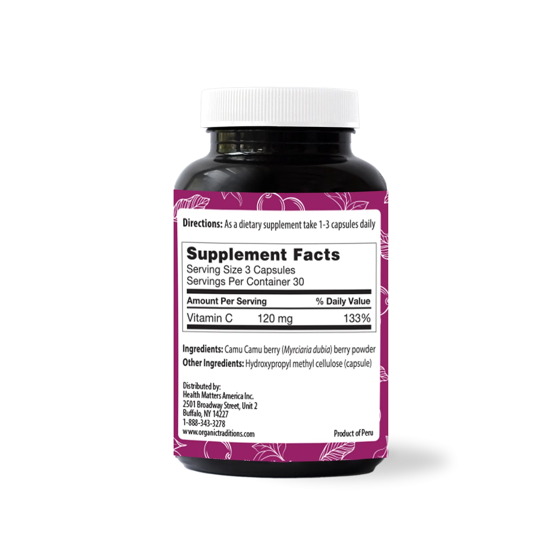 Natural Traditions Camu Camu Berry Capsules