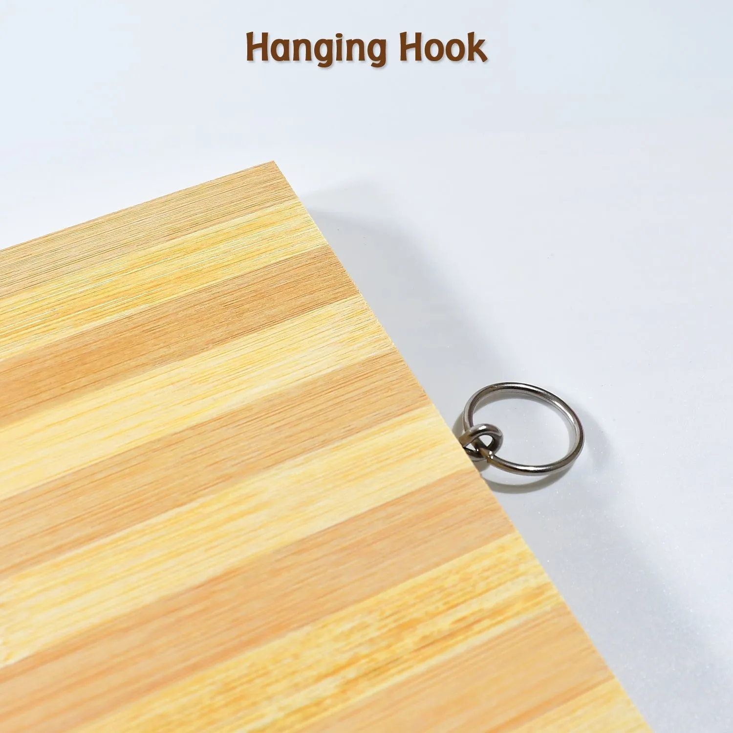 Natural Wood Chopping Cutting Board for Kitchen Vegetables, Fruits & Cheese, BPA Free.