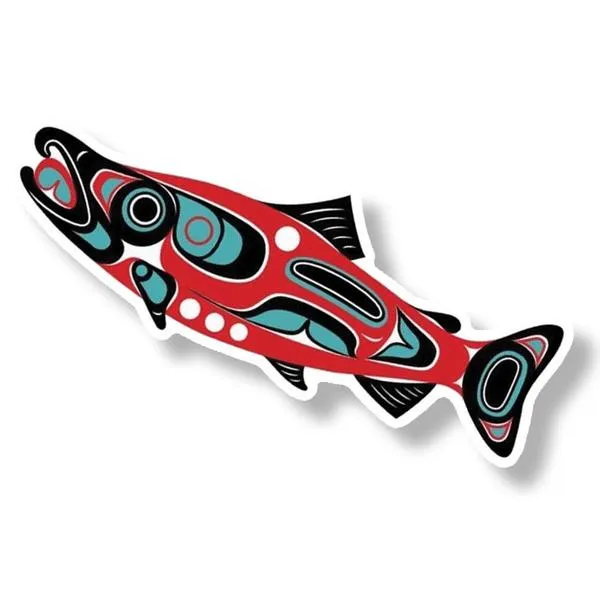 Northwest Salmon - Formline Magnet