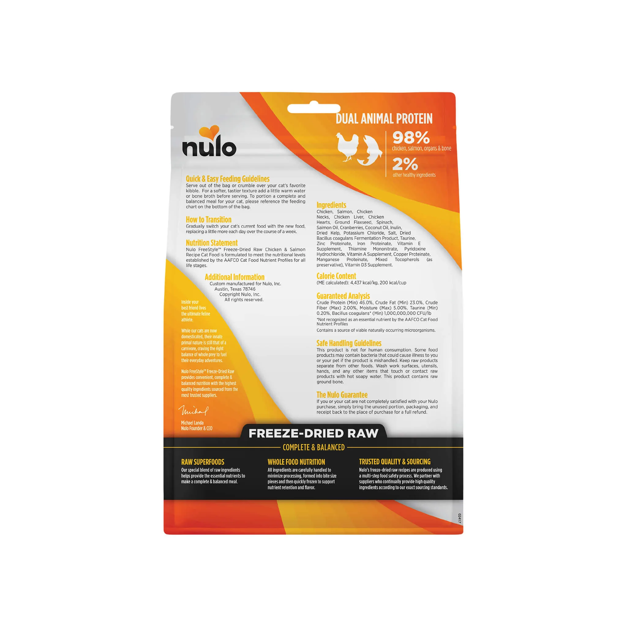Nulo Freeze Dried Raw Cat Food