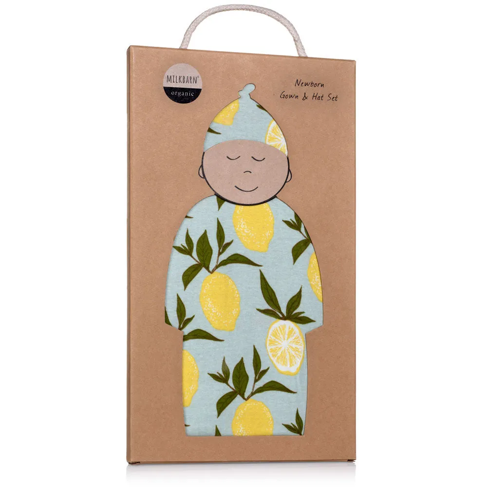 O Baby Gown/Hat Set