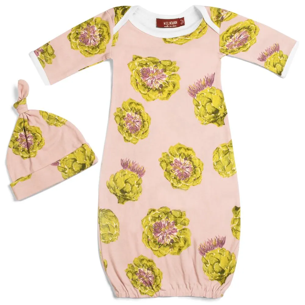 O Baby Gown/Hat Set
