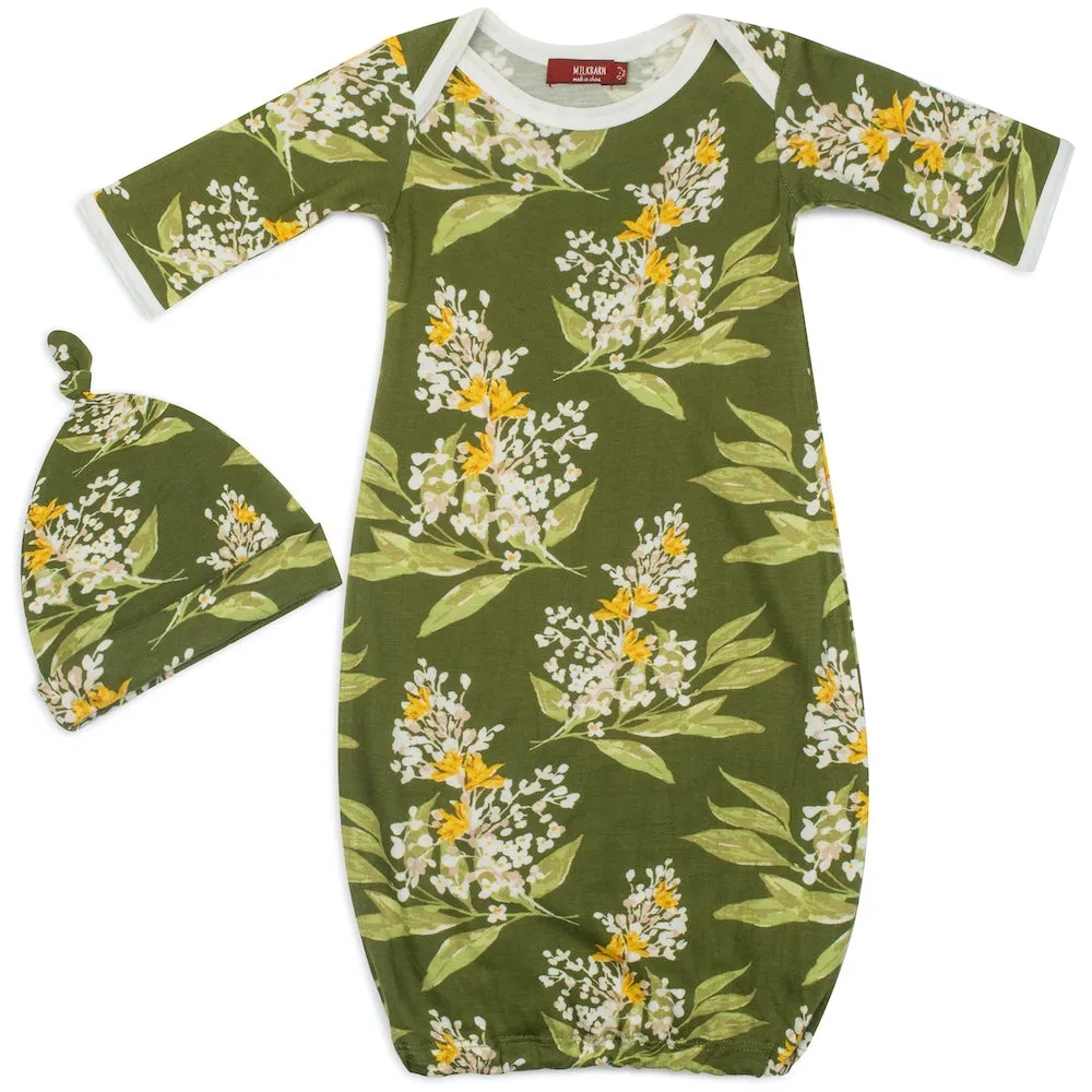 O Baby Gown/Hat Set
