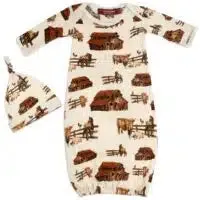 O Baby Gown/Hat Set