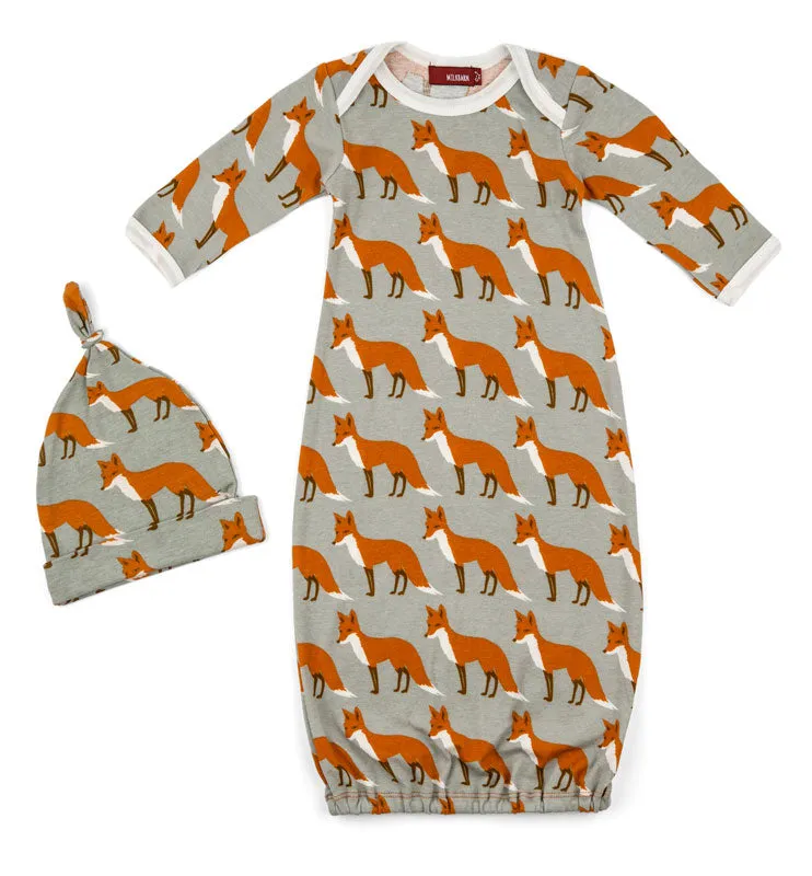 O Baby Gown/Hat Set