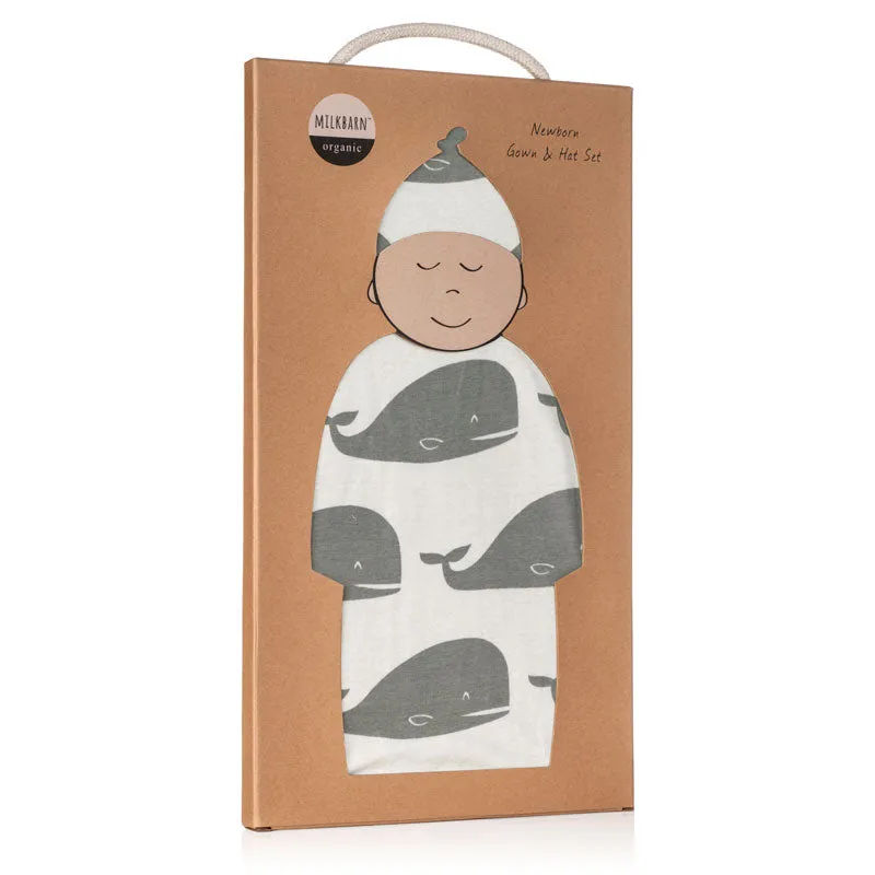 O Baby Gown/Hat Set