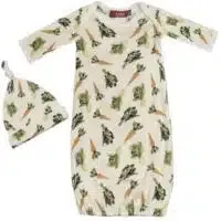 O Baby Gown/Hat Set