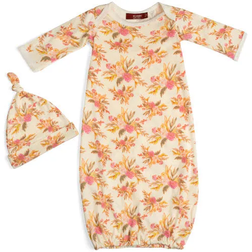 O Baby Gown/Hat Set