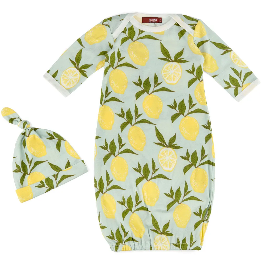 O Baby Gown/Hat Set
