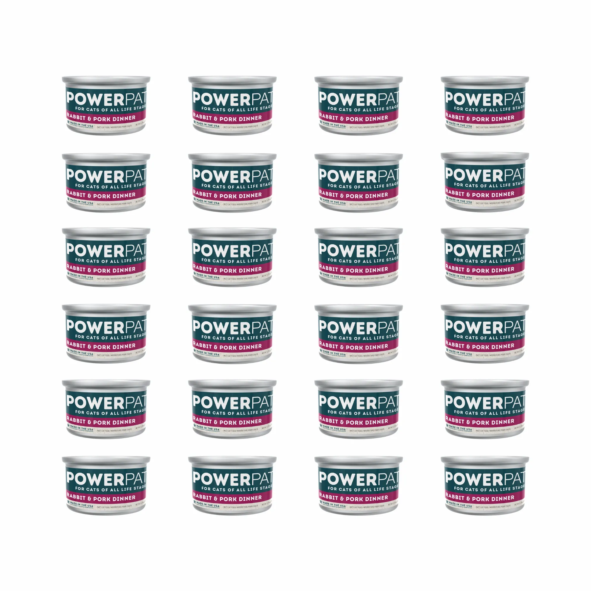 Only Natural Pet PowerPate Grain-Free Rabbit & Pork Wet Cat Food