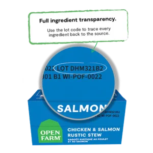 Open Farm Grain-Free Rustic Stew Wild Chicken & Salmon Wet Dog Food  12.5 oz.