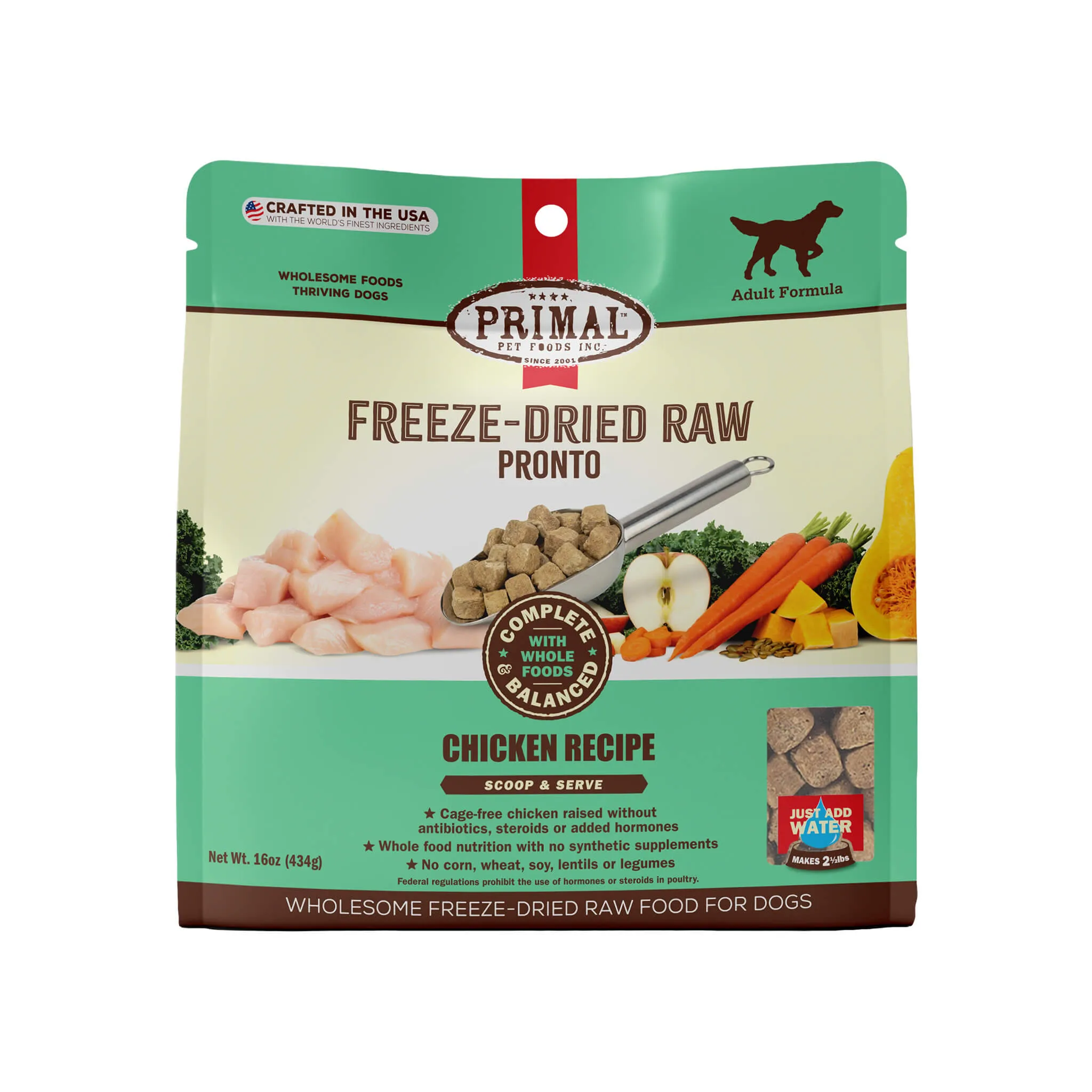 Primal Pet Foods Pronto Freeze-Dried Raw Dog Food