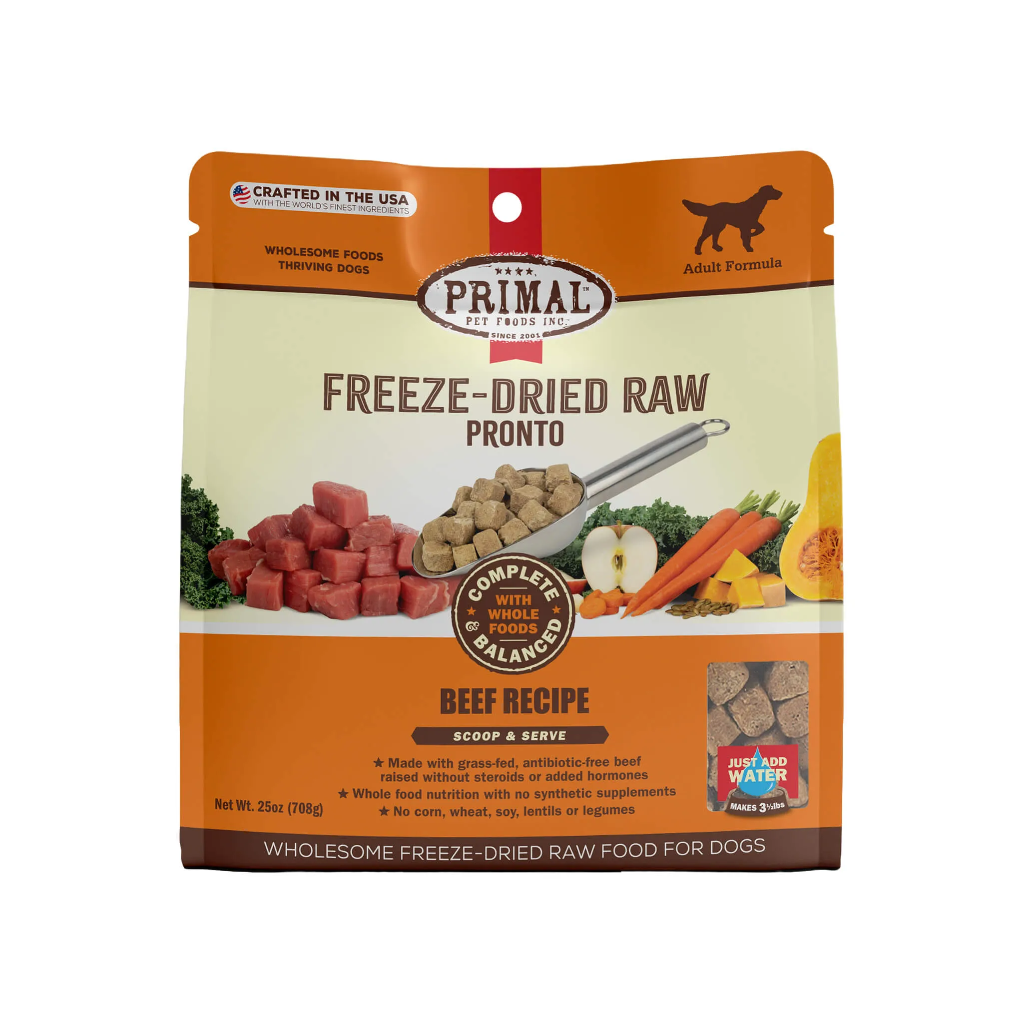 Primal Pet Foods Pronto Freeze-Dried Raw Dog Food
