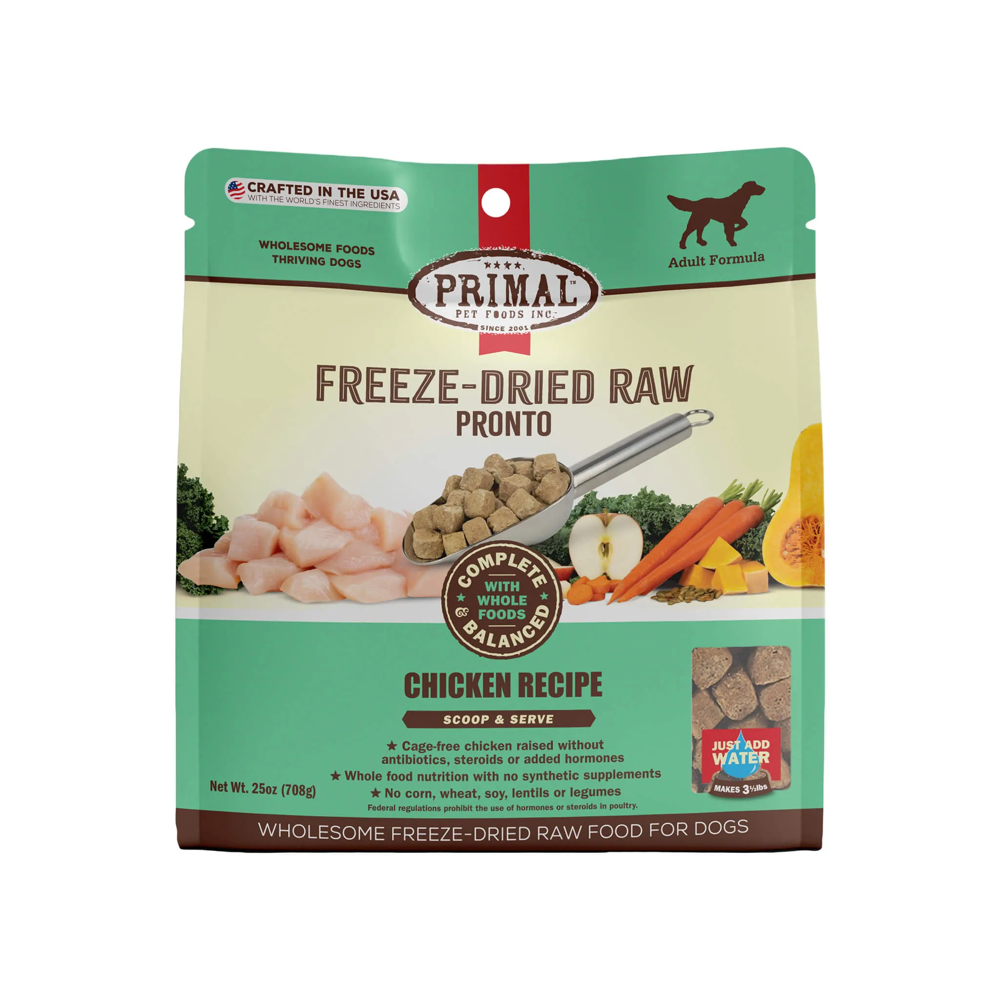 Primal Pet Foods Pronto Freeze-Dried Raw Dog Food