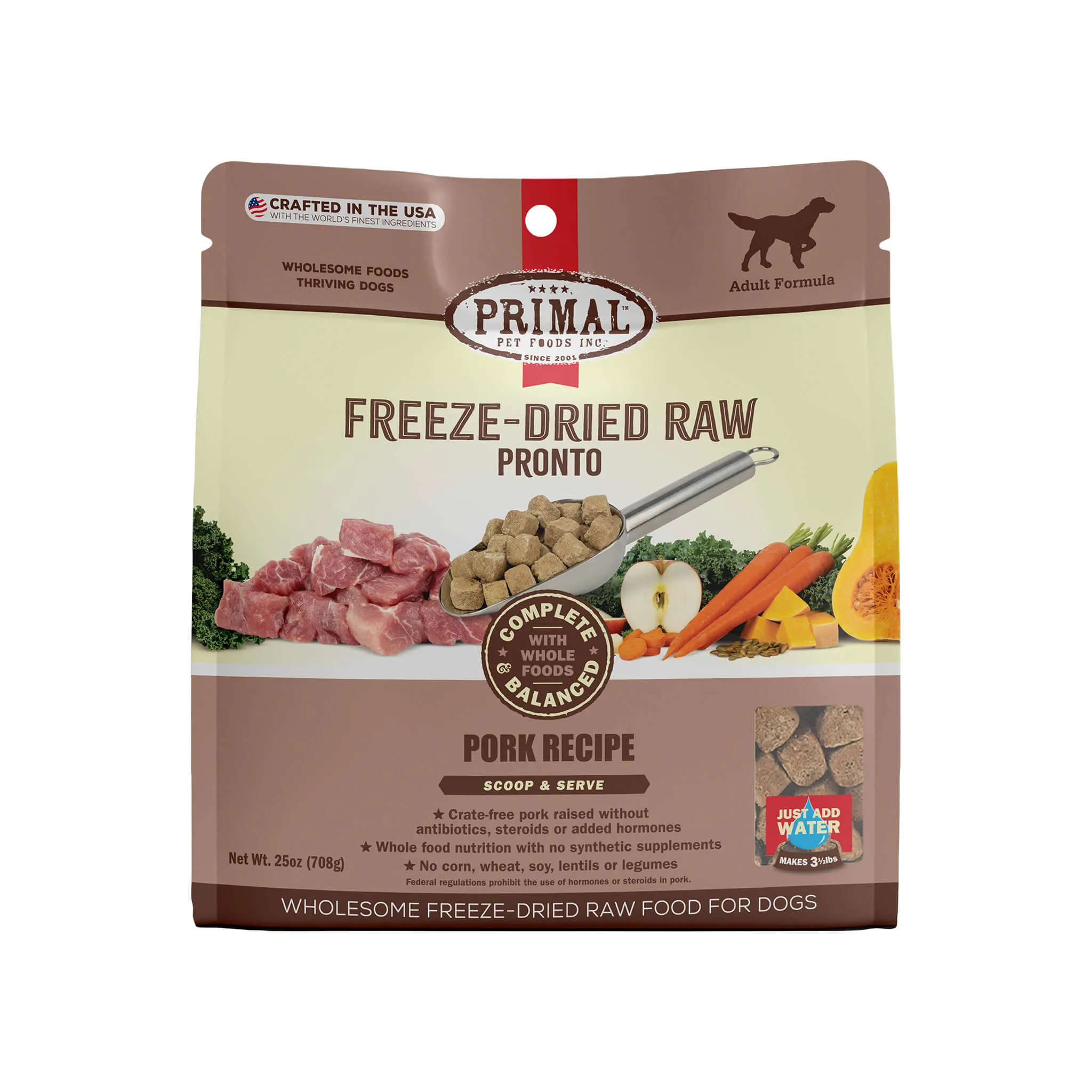 Primal Pet Foods Pronto Freeze-Dried Raw Dog Food
