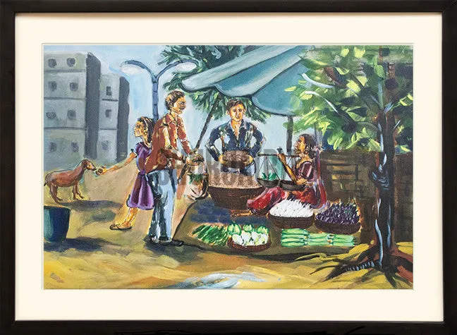 Scene from an Indian city
