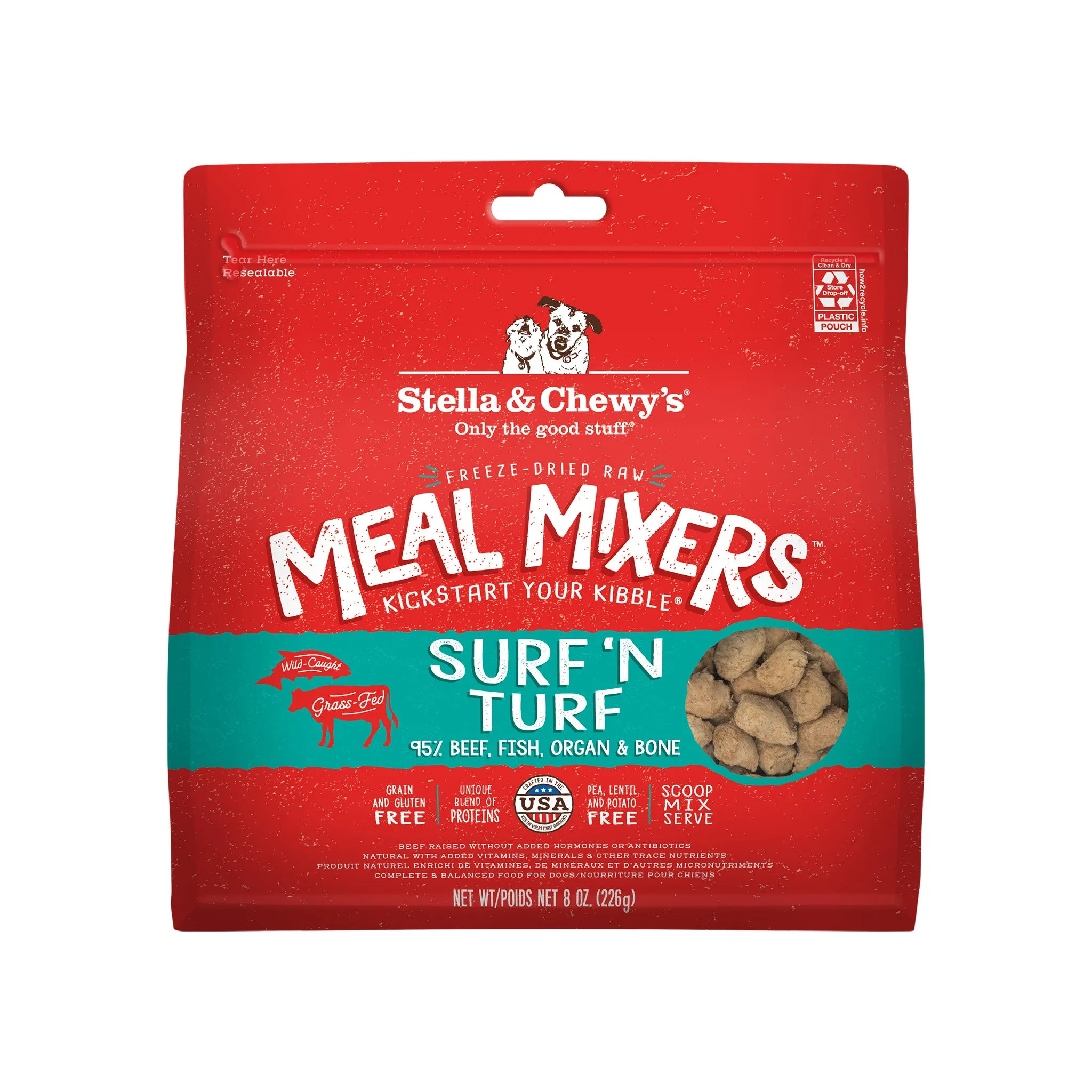 Stella & Chewy's Freeze-Dried Meal Mixers Dog Food Toppers
