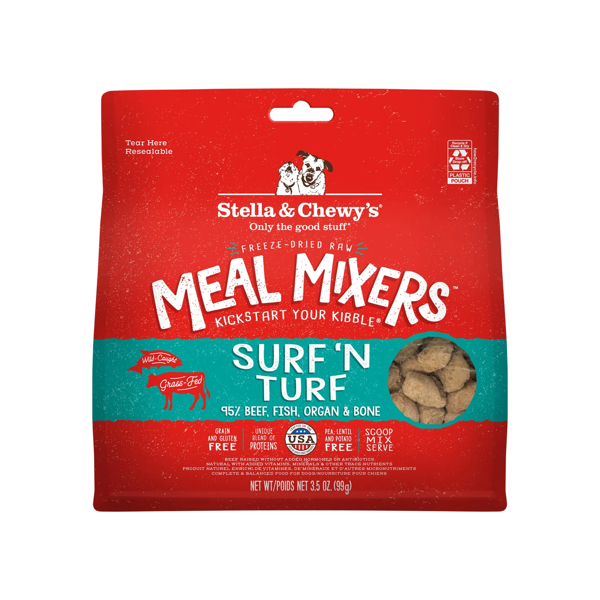 Stella & Chewy's Freeze-Dried Meal Mixers Dog Food Toppers