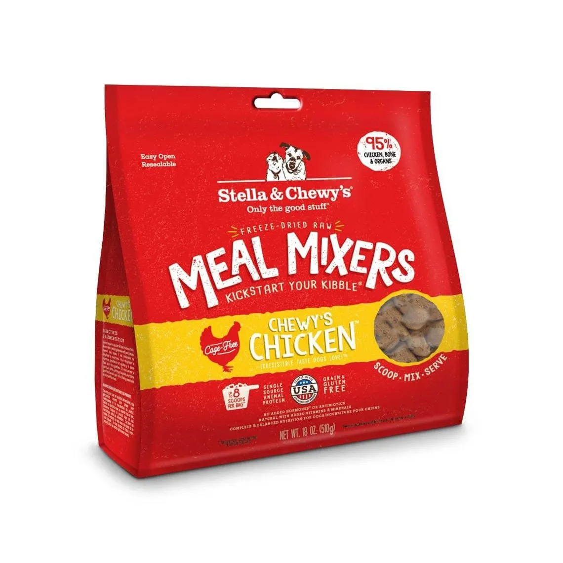 Stella & Chewy's Freeze-Dried Meal Mixers Dog Food Toppers