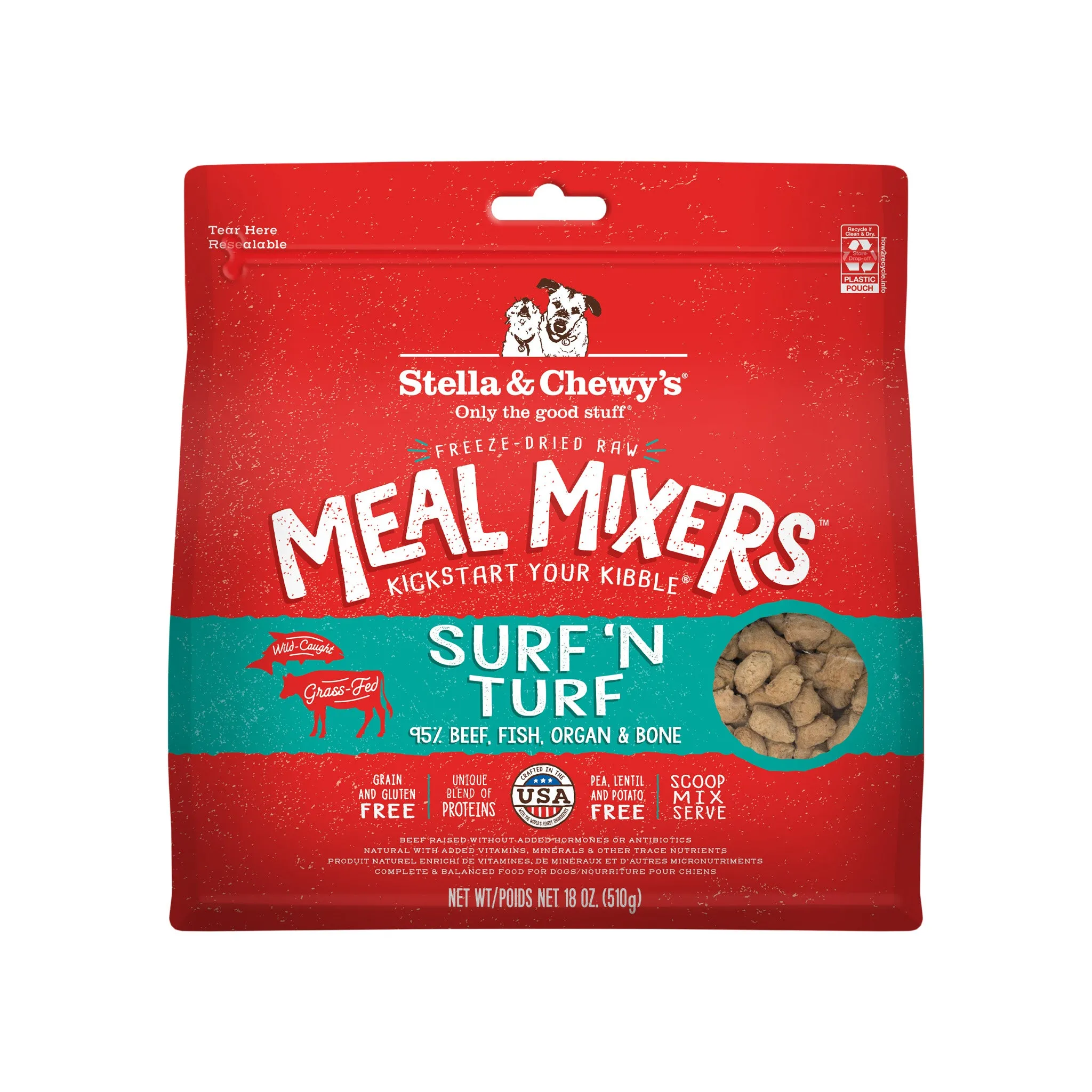 Stella & Chewy's Freeze-Dried Meal Mixers Dog Food Toppers