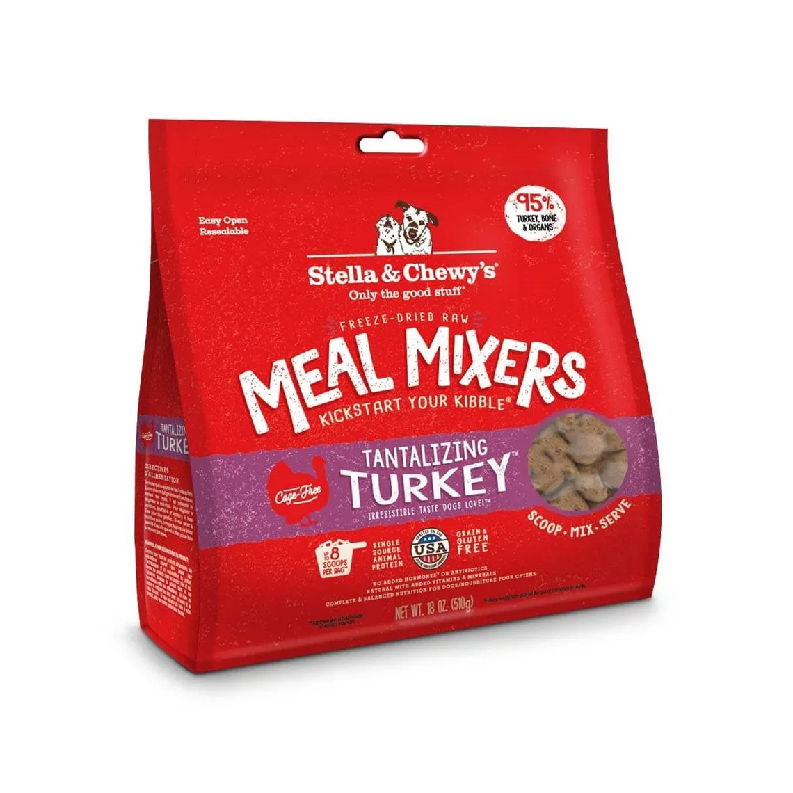 Stella & Chewy's Freeze-Dried Meal Mixers Dog Food Toppers