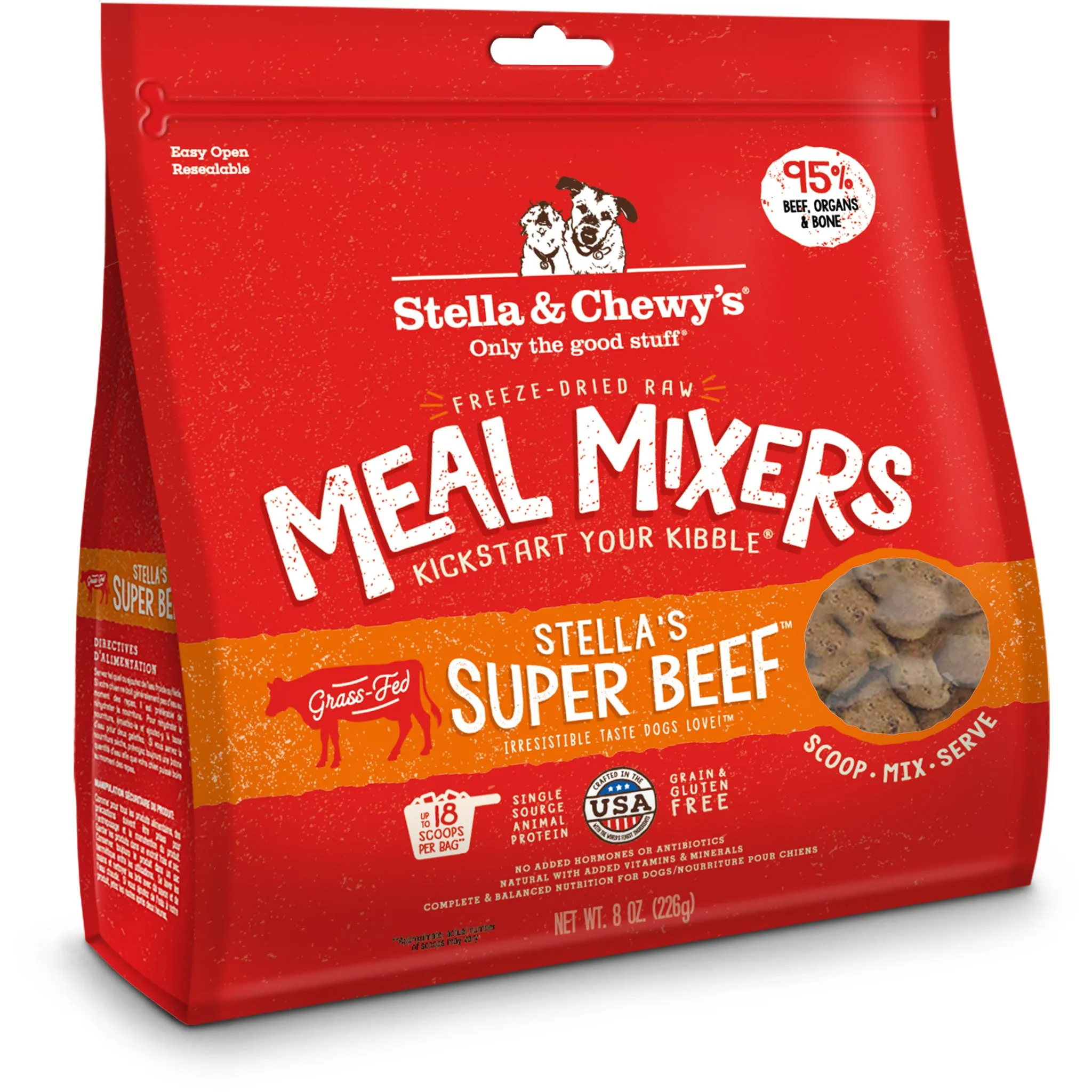 Stella & Chewy's Meal Mixers Beef Dog Food - 8oz
