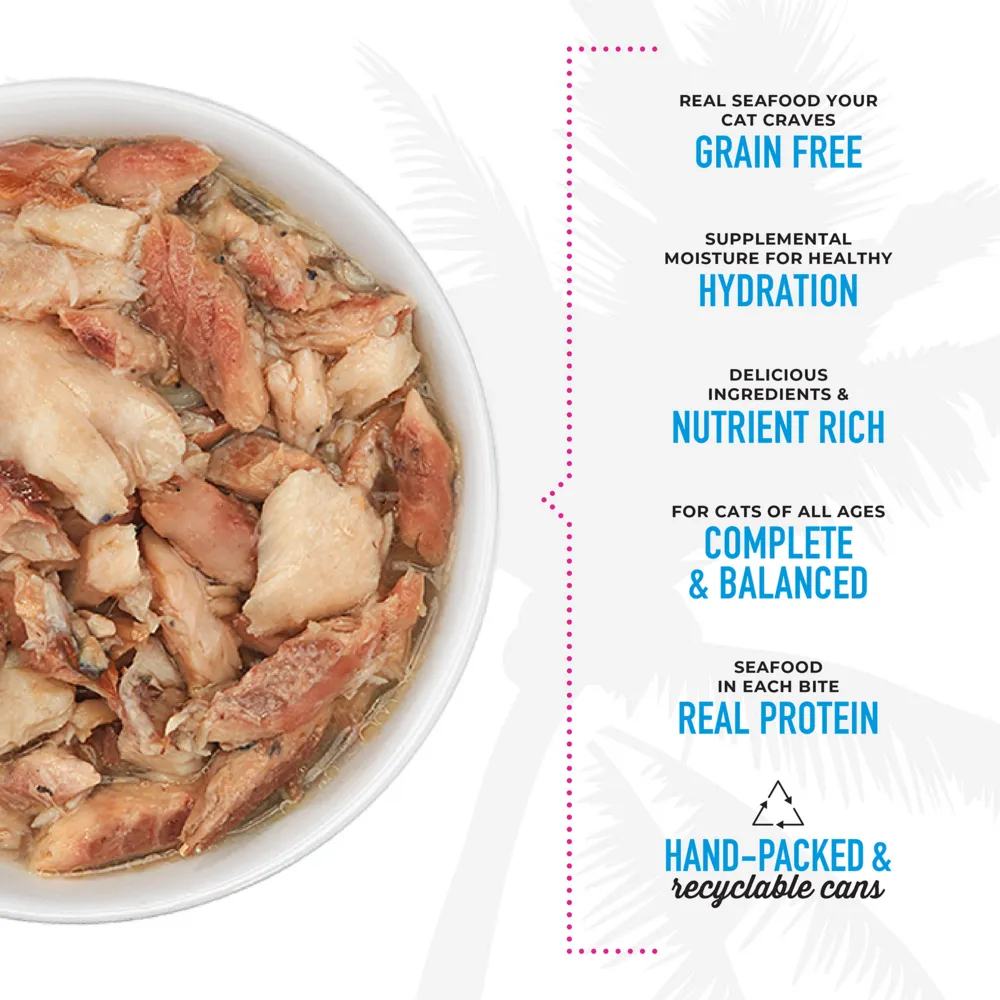 Tiki Cat Luau Grain Free Seabass Canned Cat Food