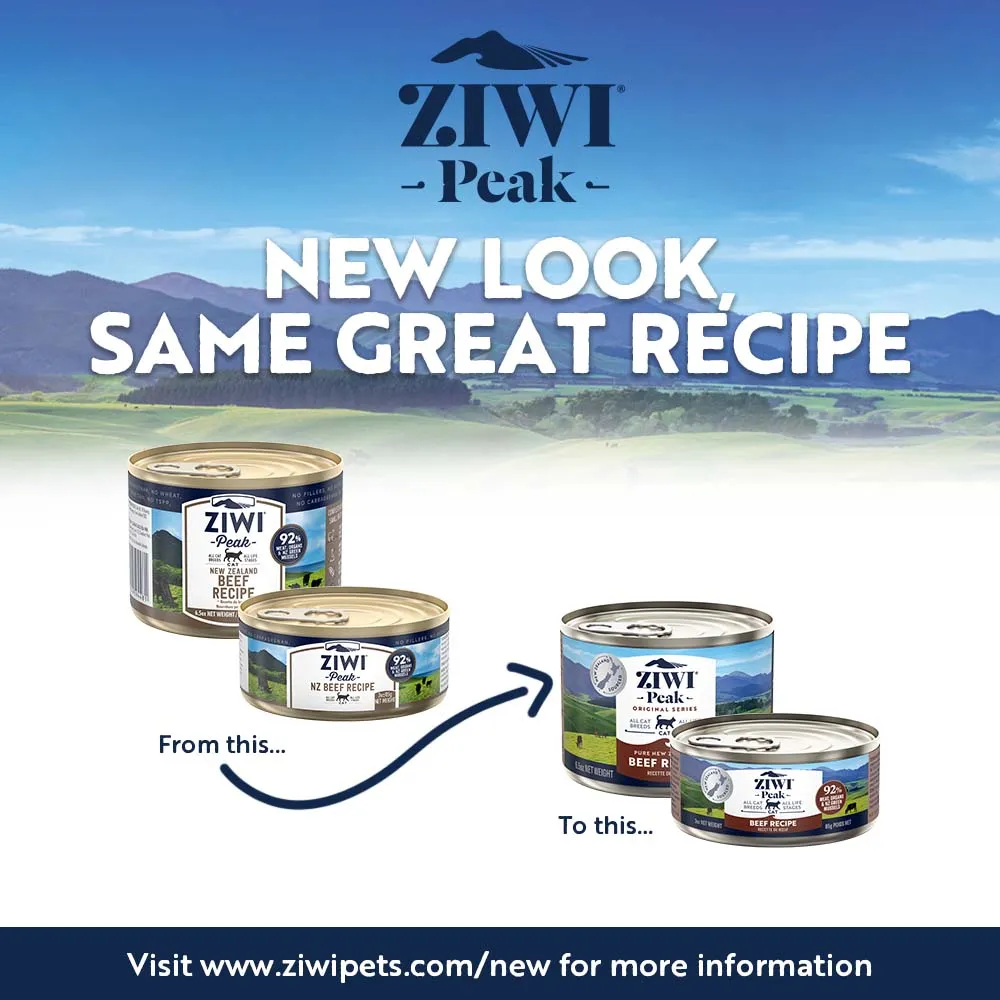 ZIWI Peak Wet Beef Recipe Cat Food 85g x 24