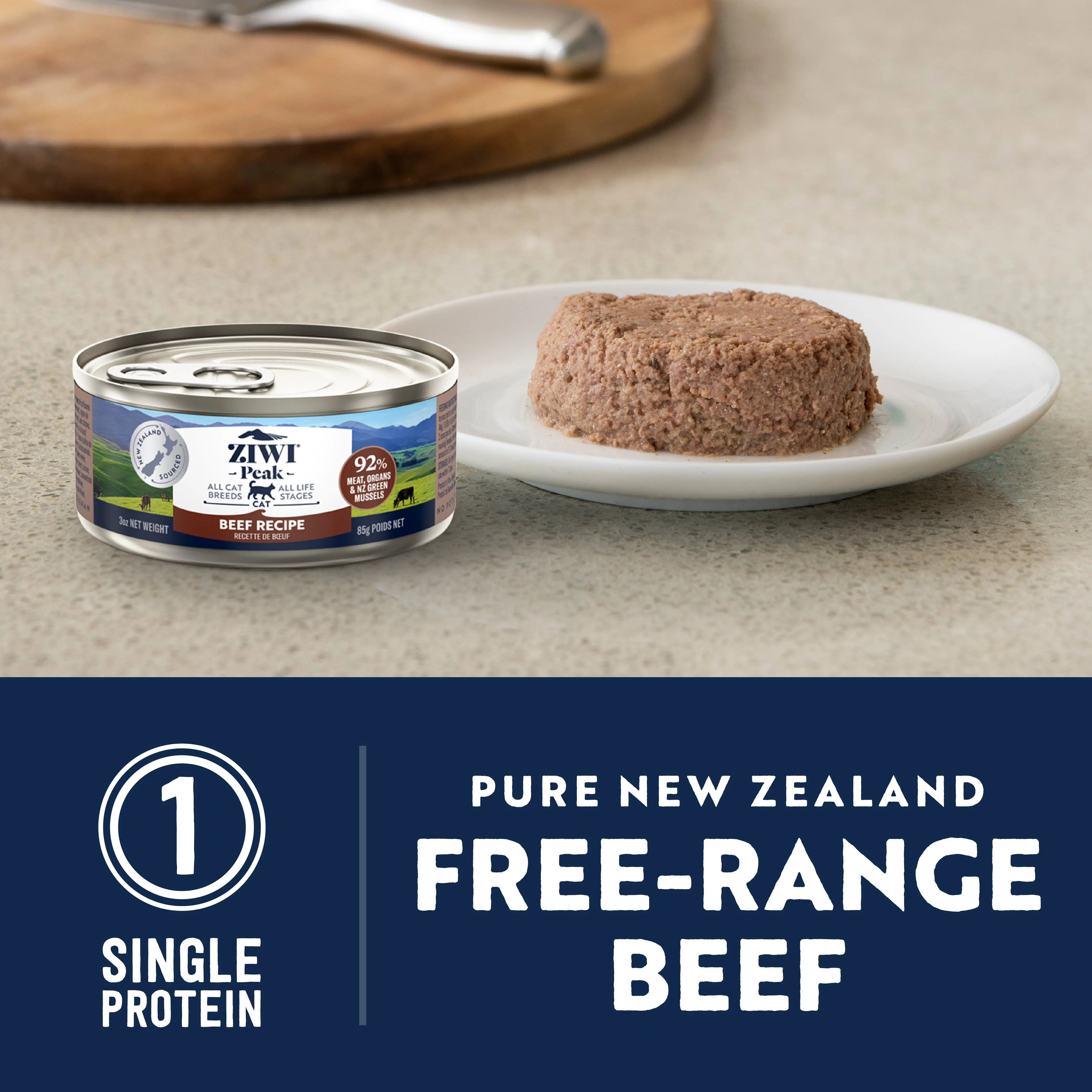 ZIWI Peak Wet Beef Recipe Cat Food 85g x 24